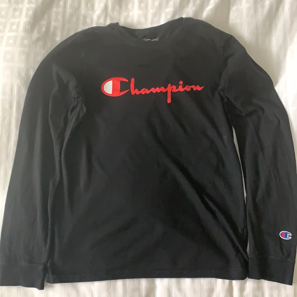 Champion Black Full Sleeve Shirt